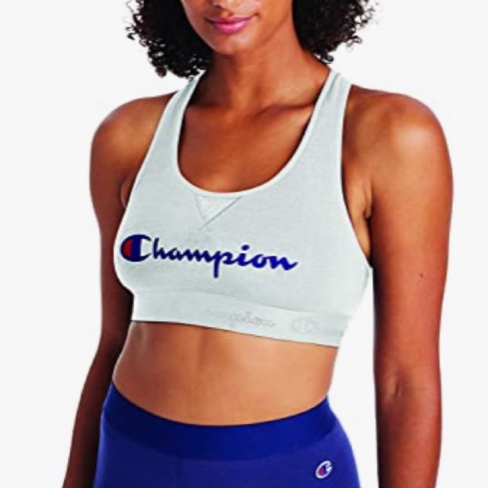 White Champion Sports Bra XL